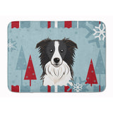 Caroline'S Treasures Winter Holiday Border Collie Floor Mat, 19 X 27, Multicolor