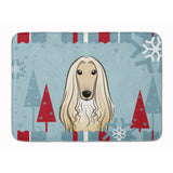 Caroline'S Treasures Winter Holiday Afghan Hound Floor Mat, 19 X 27, Multicolor