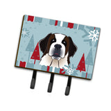 Caroline'S Treasures Bb1742Th68 Winter Holiday Saint Bernard Leash Or Key Holder, Large, Multicolor