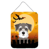 Caroline'S Treasures Halloween Schnauzer Wall Or Door Hanging Prints Bb1764Ds1216, 16Hx12W, Multicolor