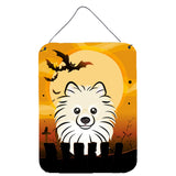 Caroline'S Treasures Halloween Pomeranian Wall Or Door Hanging Prints Bb1765Ds1216, 16Hx12W, Multicolor