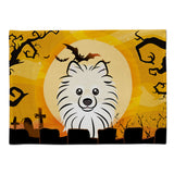 Caroline'S Treasures Bb1765Plmt Halloween Pomeranian Fabric Placemat, Multicolor