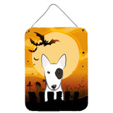 Caroline'S Treasures Halloween Bull Terrier Wall Or Door Hanging Prints Bb1767Ds1216, 16Hx12W, Multicolor