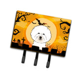 Caroline'S Treasures Bb1775Th68 Halloween Bichon Frise Leash Or Key Holder, Large, Multicolor