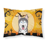 Caroline'S Treasures Bb1776Pillowcase Halloween Alaskan Malamute Fabric Standard Pillowcase, Large, Multicolor