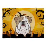 Caroline'S Treasures Bb1777Plmt Halloween English Bulldog Fabric Placemat, Multicolor