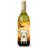 Caroline'S Treasures Halloween Yellow Labrador Wine Bottle Koozie Hugger, 750 Ml, Multicolor