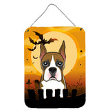 Caroline'S Treasures Halloween Boxer Wall Or Door Hanging Prints Bb1781Ds1216, 16Hx12W, Multicolor