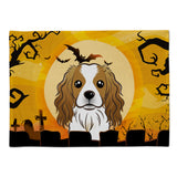 Caroline'S Treasures Bb1782Plmt Halloween Cavalier Spaniel Fabric Placemat, Multicolor