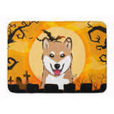 Caroline'S Treasures Halloween Shiba Inu Floor Mat, 19 X 27, Multicolor