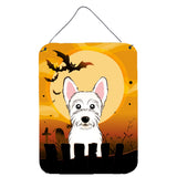 Caroline'S Treasures Halloween Westie Wall Or Door Hanging Prints Bb1784Ds1216, 16Hx12W, Multicolor