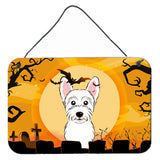 Caroline'S Treasures Halloween Westie Wall Or Door Hanging Prints Bb1784Ds812, 8Hx12W