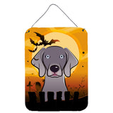 Caroline'S Treasures Halloween Weimaraner Wall Or Door Hanging Prints Bb1789Ds1216, 16Hx12W, Multicolor