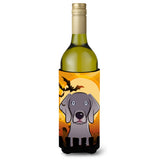Caroline'S Treasures Halloween Weimaraner Wine Bottle Koozie Hugger, 750 Ml, Multicolor
