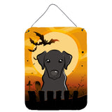 Caroline'S Treasures Halloween Black Labrador Wall Or Door Hanging Prints Bb1793Ds1216, 16Hx12W, Multicolor