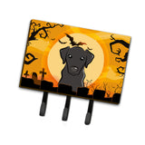Caroline'S Treasures Bb1793Th68 Halloween Black Labrador Leash Or Key Holder, Large, Multicolor