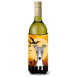 Caroline'S Treasures Halloween Italian Greyhound Wine Bottle Koozie Hugger, 750 Ml, Multicolor