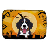 Caroline'S Treasures Halloween Bernese Mountain Dog Dish Drying Mat, 14 X 21