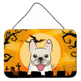 Caroline'S Treasures Halloween French Bulldog Wall Or Door Hanging Prints Bb1796Ds812, 8Hx12W