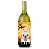 Caroline'S Treasures Bb1796Literk Halloween French Bulldog Wine Bottle Koozie Hugger, 750 Ml, Multicolor
