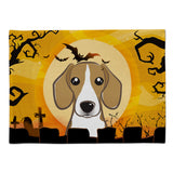 Caroline'S Treasures Bb1797Plmt Halloween Beagle Fabric Placemat, Multicolor