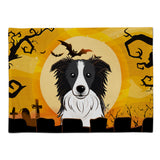 Caroline'S Treasures Bb1799Plmt Halloween Border Collie Fabric Placemat, Multicolor