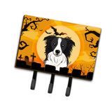 Caroline'S Treasures Bb1799Th68 Halloween Border Collie Leash Or Key Holder, Large, Multicolor