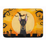 Caroline'S Treasures Halloween Doberman Floor Mat, 19 X 27, Multicolor