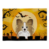 Caroline'S Treasures Bb1806Plmt Halloween Papillion Fabric Placemat, Multicolor