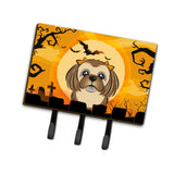 Caroline'S Treasures Bb1807Th68 Halloween Chocolate Brown Shih Tzu Leash Or Key Holder, Large, Multicolor