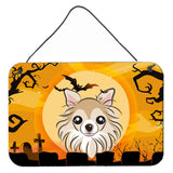 Caroline'S Treasures Halloween Chihuahua Wall Or Door Hanging Prints Bb1809Ds812, 8Hx12W, Multicolor