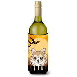 Caroline'S Treasures Halloween Chihuahua Wine Bottle Koozie Hugger, 750 Ml, Multicolor