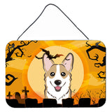 Caroline'S Treasures Halloween Sable Corgi Wall Or Door Hanging Prints Bb1811Ds812, 8Hx12W
