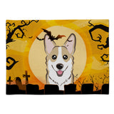 Caroline'S Treasures Bb1811Plmt Halloween Sable Corgi Fabric Placemat, Multicolor