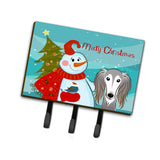 Caroline'S Treasures Bb1849Th68 Snowman With Saluki Leash Or Key Holder, Large, Multicolor