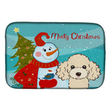 Caroline'S Treasures Bb1878Ddm Dish Drying Mat, 14 X 21, Snowman