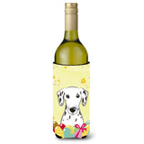 Caroline'S Treasures Bb1892Literk Dalmatian Easter Egg Hunt Wine Bottle Hugger Koozie, 750Ml, Multicolor