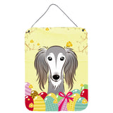 Caroline'S Treasures Saluki Easter Egg Hunt Wall Or Door Hanging Prints Bb1911Ds1216, 16Hx12W, Multicolor