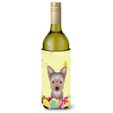 Caroline'S Treasures Bb1914Literk Yorkie Puppy Easter Egg Hunt Wine Bottle Hugger Cold-Beverage-Koozies, 750Ml, Multicolor