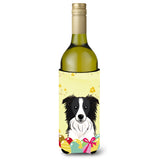 Caroline'S Treasures Bb1923Literk Border Collie Easter Egg Hunt Wine Bottle Hugger Koozie, 750Ml, Multicolor