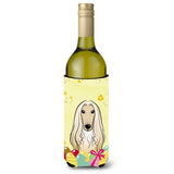 Caroline'S Treasures Bb1926Literk Afghan Hound Easter Egg Hunt Wine Bottle Hugger Koozie, 750Ml, Multicolor