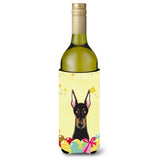 Caroline'S Treasures Bb1927Literk Doberman Easter Egg Hunt Wine Bottle Hugger Koozie, 750Ml, Multicolor