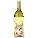 Caroline'S Treasures Bb1933Literk Chihuahua Easter Egg Hunt Wine Bottle Hugger Koozie, 750Ml, Multicolor