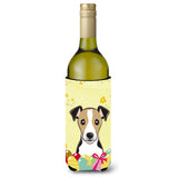 Caroline'S Treasures Bb1943Literk Jack Russell Terrier Easter Egg Hunt Wine Bottle Hugger Koozie, 750Ml, Multicolor