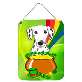 Caroline'S Treasures Dalmatian St. Patrick'S Day Wall Or Door Hanging Prints Bb1954Ds1216, 16Hx12W, Multicolor