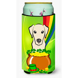 Caroline'S Treasures Bb1966Tbc Yellow Labrador St. Patrick'S Day Tall Boy Hugger Koozie, Multicolor