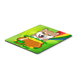 Caroline'S Treasures Shiba Inu St. Patrick'S Day Mouse Pad, Hot Pad Or Trivet, Multicolor (Bb1969Mp)