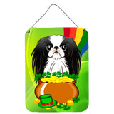 Caroline'S Treasures Japanese Chin St. Patrick'S Day Wall Or Door Hanging Prints Bb1974Ds1216, 16Hx12W, Multicolor