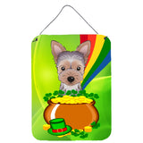 Caroline'S Treasures Yorkie Puppy St. Patrick'S Day Wall Or Door Hanging Prints Bb1976Ds1216, 16Hx12W, Multicolor