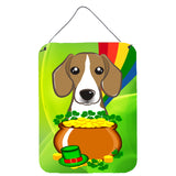 Caroline'S Treasures Beagle St. Patrick'S Day Wall Or Door Hanging Prints Bb1983Ds1216, 16Hx12W, Multicolor